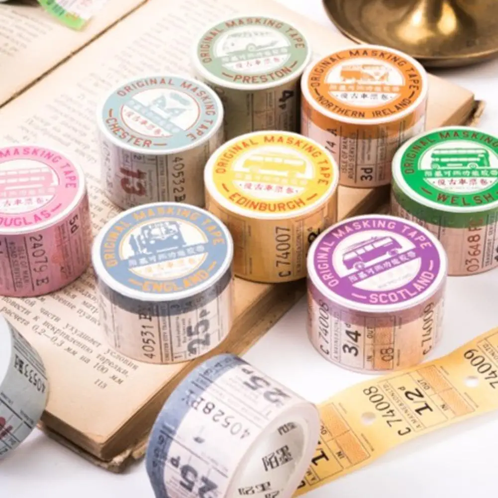 Memo Tapes Vintage Writable Masking Tape DIY Diary School Supplies Bullet Journal Accessories Ticket Washi Tape Planner
Memo Tapes Vintage Writable Masking Tape DIY Diary School Supplies Bullet Journal Accessories Ticket Washi Tape Planner