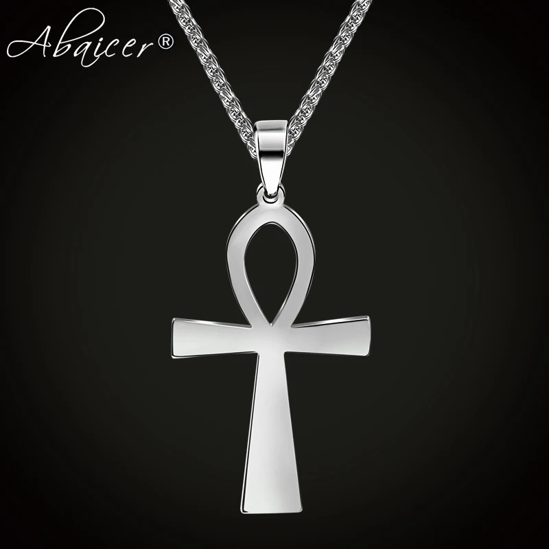 Abaicer - Stainless Steel Egyptian Ankh Cross Pendant Necklace Chain Woman Girl Gift,Egypt Hieroglyphs,Viking Runes Crux Ansata
Abaicer - Stainless Steel Egyptian Ankh Cross Pendant Necklace Chain Woman Girl Gift,Egypt Hieroglyphs,Viking Runes Crux Ansata