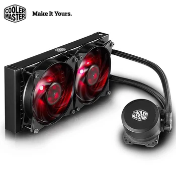 Cooler Master CPU Liquid Cooler Cooling B240 120mm Red LED quiet fan For Intel 1151 1150 2011 2066 and AMD AM4 CPU water cooler
Cooler Master CPU Liquid Cooler Cooling B240 120mm Red LED quiet fan For Intel 1151 1150 2011 2066 and AMD AM4 CPU water cooler