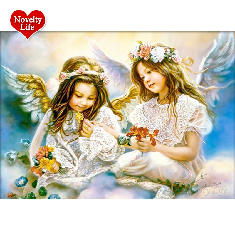 DIY Diamond Painting Full Round Diamond Embroidery Angel Girls Cross Stitch Pattern Rhinestone Mosaic Picture Home Decoration
DIY Diamond Painting Full Round Diamond Embroidery Angel Girls Cross Stitch Pattern Rhinestone Mosaic Picture Home Decoration