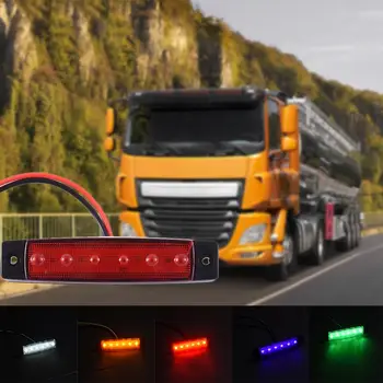 Best Quality 12V 24V 6 LED Red Blue Amber Clearence Car Truck Bus Lorry Trailer Side Marker Indicators Light Lamp
Best Quality 12V 24V 6 LED Red Blue Amber Clearence Car Truck Bus Lorry Trailer Side Marker Indicators Light Lamp