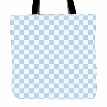 Checkered Puzzle Printed Tote Bag For Shopping Food Convenience Women Shoulder Custom Color Hand Bags Two Sided Printing
Checkered Puzzle Printed Tote Bag For Shopping Food Convenience Women Shoulder Custom Color Hand Bags Two Sided Printing