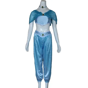 Moive Aladdin Princess Jasmine Costume Top Clothing Set Suit Halloween Fantasia Cosplay Fancy Party Dress Suit
Moive Aladdin Princess Jasmine Costume Top Clothing Set Suit Halloween Fantasia Cosplay Fancy Party Dress Suit
