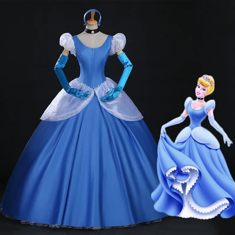 2019 Women Cinderella cosplay Adult Blue Cinderella Girl Wedding Dresses Custom Party Halloween Cosplay Carnival Cosplay costume
2019 Women Cinderella cosplay Adult Blue Cinderella Girl Wedding Dresses Custom Party Halloween Cosplay Carnival Cosplay costume