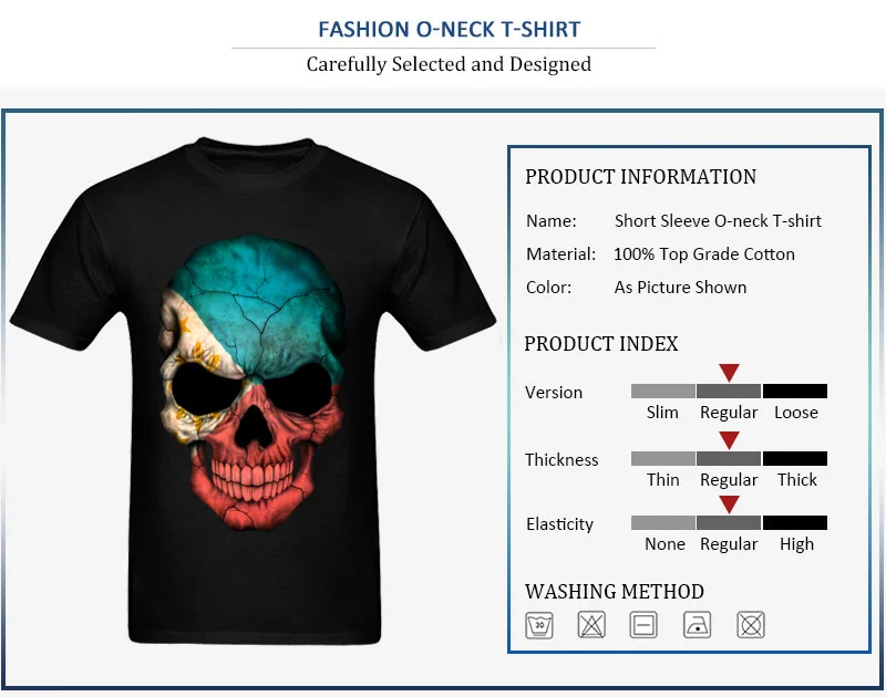 Filipino Flag Skull_detail_black
