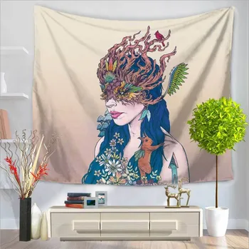 Home Decor Polyester Fabric Mermaid Tapestry Wall Hanging Throw Bohemian Door Curtain Bedspread home decoration accessories
Home Decor Polyester Fabric Mermaid Tapestry Wall Hanging Throw Bohemian Door Curtain Bedspread home decoration accessories