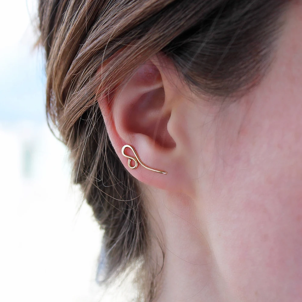 Domino Handmade Simple Filigree Ear Climbers Infinite symbols Ear Climbers The Perfect Everyday Earring!
Domino Handmade Simple Filigree Ear Climbers Infinite symbols Ear Climbers The Perfect Everyday Earring!