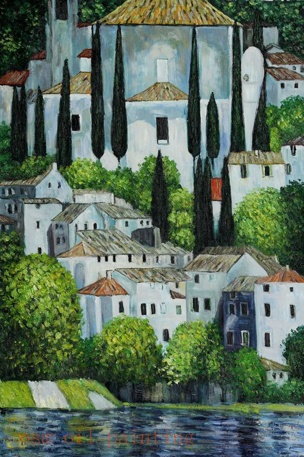 Church in Landscape with Cypress Oil Painting Hang on the Wall Decorative Handmade Abstract Fine Artwork House Canvas Pictures
Church in Landscape with Cypress Oil Painting Hang on the Wall Decorative Handmade Abstract Fine Artwork House Canvas Pictures
