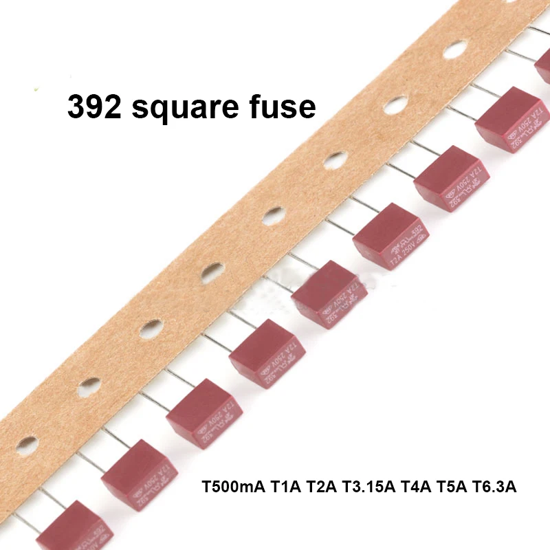 Free shipping 10pc 392 square fuse 250V slow break Fuse T500mA T1A T2A T3.15A T4A T5A T6.3A
Free shipping 10pc 392 square fuse 250V slow break Fuse T500mA T1A T2A T3.15A T4A T5A T6.3A