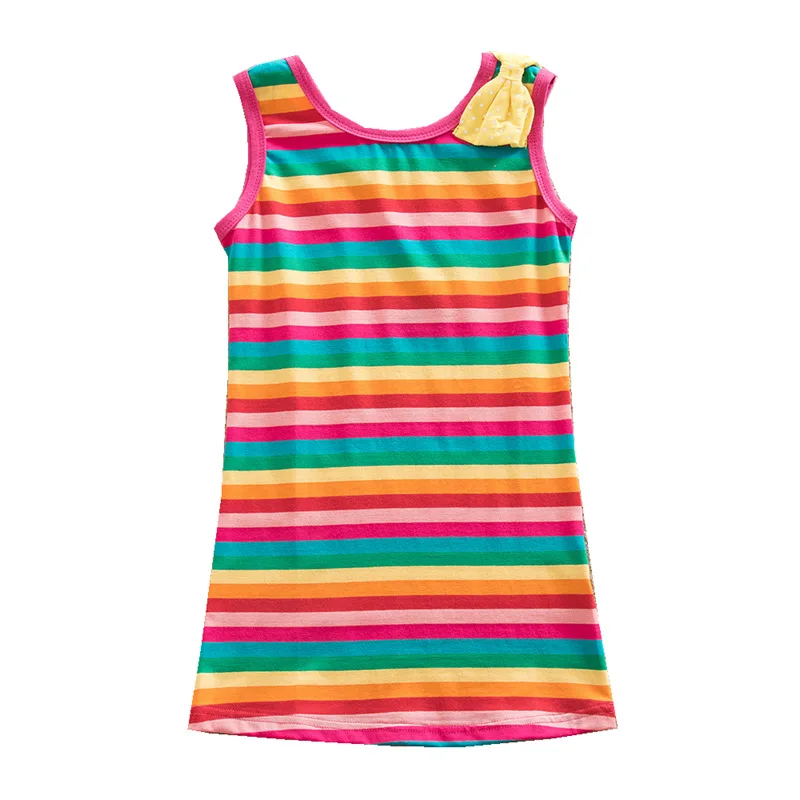 Jxs Neat Kids Sleeveless Dress Color Stripe Toddler Princess Dress Vestidos Children's Clothing Girls Summer Dresses SH602
Jxs Neat Kids Sleeveless Dress Color Stripe Toddler Princess Dress Vestidos Children's Clothing Girls Summer Dresses SH602