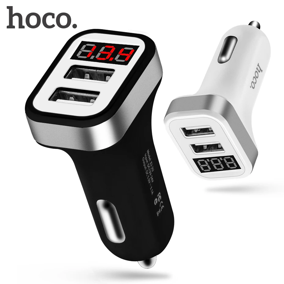 HOCO Mini USB Car Charger For Mobile Phone Tablet GPS 3.1A Fast Car-Charger Dual USB Phone Charger LED Display Adapter in Car
HOCO Mini USB Car Charger For Mobile Phone Tablet GPS 3.1A Fast Car-Charger Dual USB Phone Charger LED Display Adapter in Car