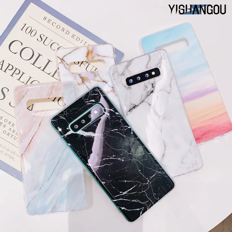 YISHANGOU Smooth Marble Colorful Case For Samsung Galaxy S10 Plus S9 S8 S7 Edge Soft Silicone Cover For Samsung S10e Note 9 8
YISHANGOU Smooth Marble Colorful Case For Samsung Galaxy S10 Plus S9 S8 S7 Edge Soft Silicone Cover For Samsung S10e Note 9 8