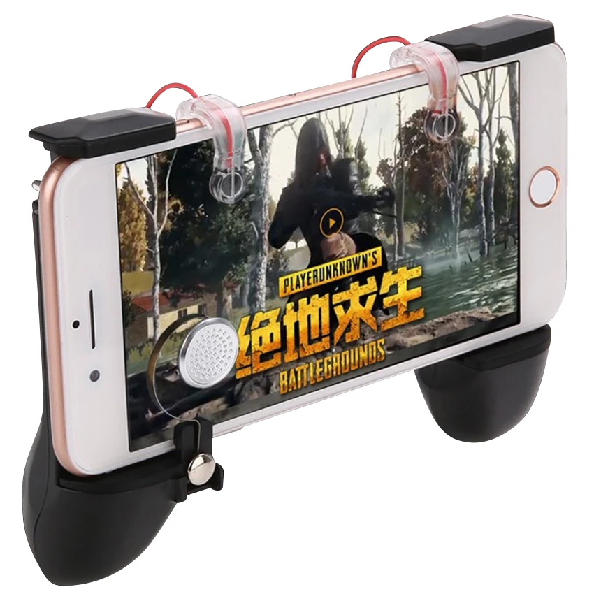 3 in 1 PUBG Game Fire Button Aim Key Smart phone Trigger R1 L1 Shooter Gampads PUBG Mobile Gaming Handle Shooter Controller
3 in 1 PUBG Game Fire Button Aim Key Smart phone Trigger R1 L1 Shooter Gampads PUBG Mobile Gaming Handle Shooter Controller