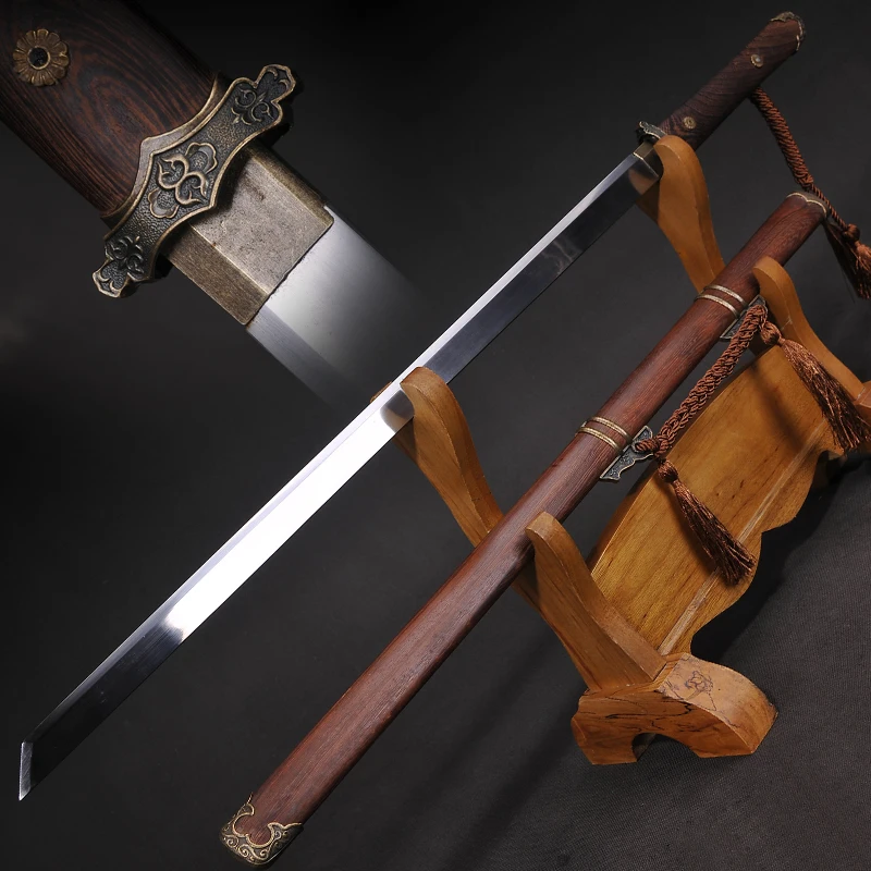 Chinese Tang Dynasty Sword Straight Blade Sword 1060 High Carbon Steel Japanese Samurai Sword Katana