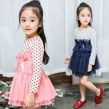 Dot Baby Girls Dresses Tutu Princess Party Dress Long Sleeve Kids Girl Dressing Spring Summer Girls Clothes Cloth Outerwear 2017
Dot Baby Girls Dresses Tutu Princess Party Dress Long Sleeve Kids Girl Dressing Spring Summer Girls Clothes Cloth Outerwear 2017