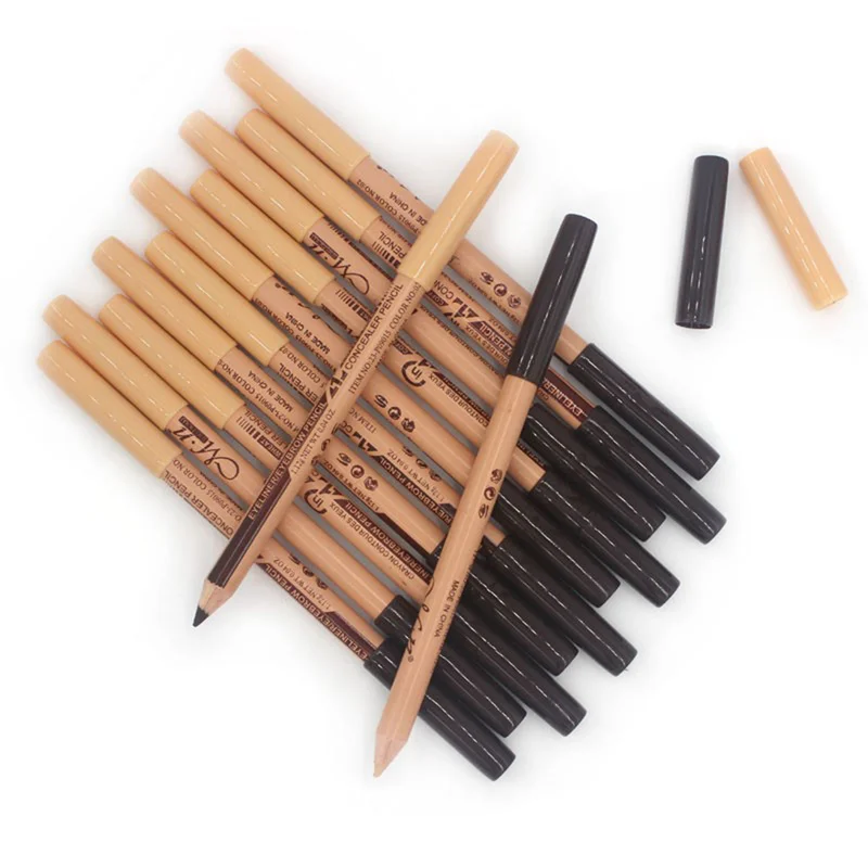 2019 Dual-use Double-headed Long Lasting Quick Dry Glitter Black Eyeliner Pen Eyebrow Pencil Concealer Pen TSLM1
2019 Dual-use Double-headed Long Lasting Quick Dry Glitter Black Eyeliner Pen Eyebrow Pencil Concealer Pen TSLM1
