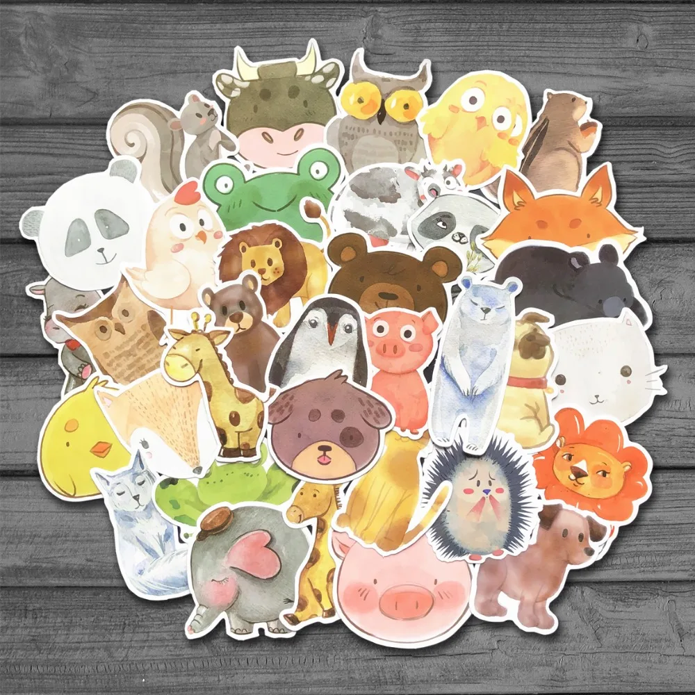 50pcs/lot Waterproof Super Cute Cartoon Animal Stickers For Laptop Suitcase Refrigerator Skateboard Bicycle Decal Kids Gift Toys
50pcs/lot Waterproof Super Cute Cartoon Animal Stickers For Laptop Suitcase Refrigerator Skateboard Bicycle Decal Kids Gift Toys