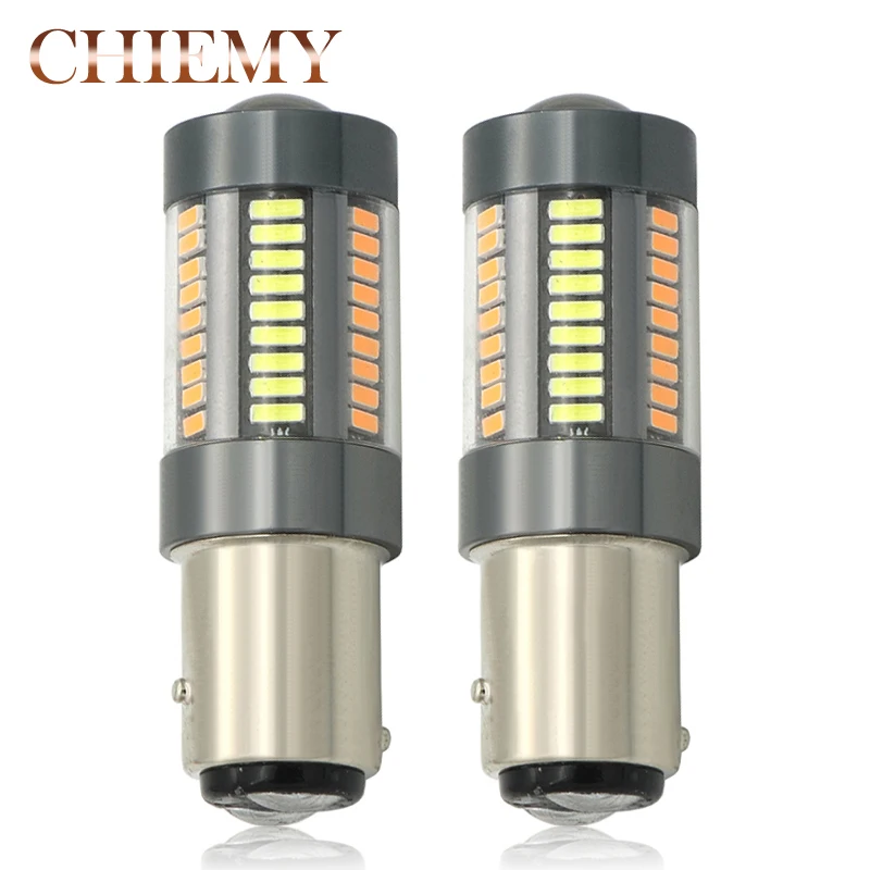 2Pcs Car Led Light White Amber 1157 BAY15D Car Led Lights Tail Brake Reverse Lamps 4014 66 SMD Daytime running lights Bulb 12V
2Pcs Car Led Light White Amber 1157 BAY15D Car Led Lights Tail Brake Reverse Lamps 4014 66 SMD Daytime running lights Bulb 12V