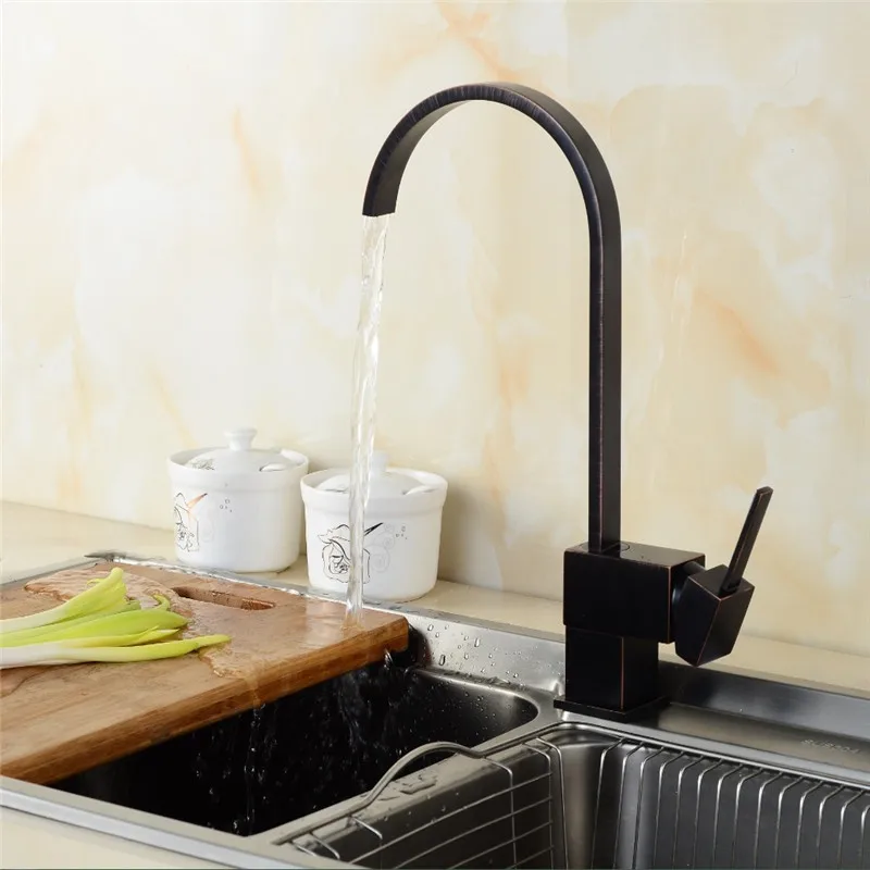 Classic ORB finished kitchen faucets ,Polished Black Brass Swivel Kitchen Sinks Faucet 360 degree rotating Kitchen Mixer Tap.
Classic ORB finished kitchen faucets ,Polished Black Brass Swivel Kitchen Sinks Faucet 360 degree rotating Kitchen Mixer Tap.