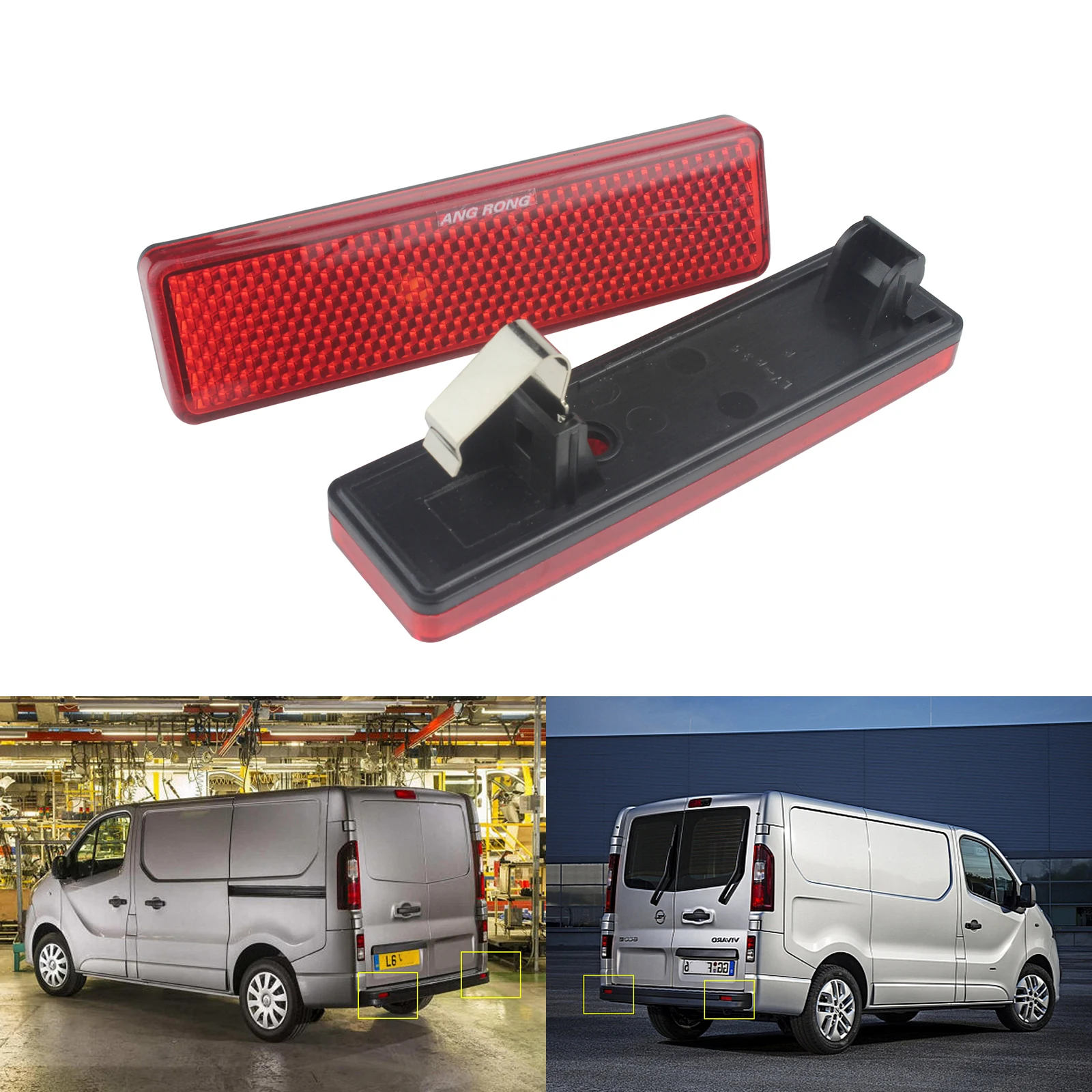 ANGRONG 2x LED Rear Bumper Reflector Tail Stop Brake Light Lamp For Renault Trafic Master For Opel Vauxhall Vivaro Movano
ANGRONG 2x LED Rear Bumper Reflector Tail Stop Brake Light Lamp For Renault Trafic Master For Opel Vauxhall Vivaro Movano