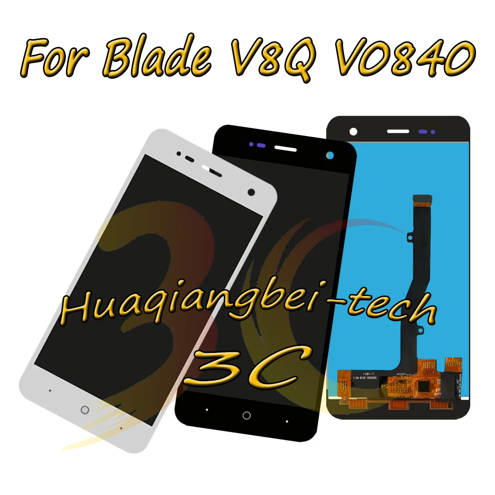 5.0'' New For ZTE Blade V8Q Dual SIM V0840 Full LCD DIsplay + Touch Screen Digitizer Assembly Black / White 100% Tested
5.0'' New For ZTE Blade V8Q Dual SIM V0840 Full LCD DIsplay + Touch Screen Digitizer Assembly Black / White 100% Tested