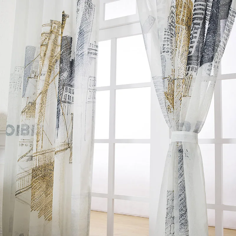 Europe Curtains For Living Room Bedroom Fashionable And Simple Modern Window Decoration Tissue Curtain Printed Voile Curtains
Europe Curtains For Living Room Bedroom Fashionable And Simple Modern Window Decoration Tissue Curtain Printed Voile Curtains