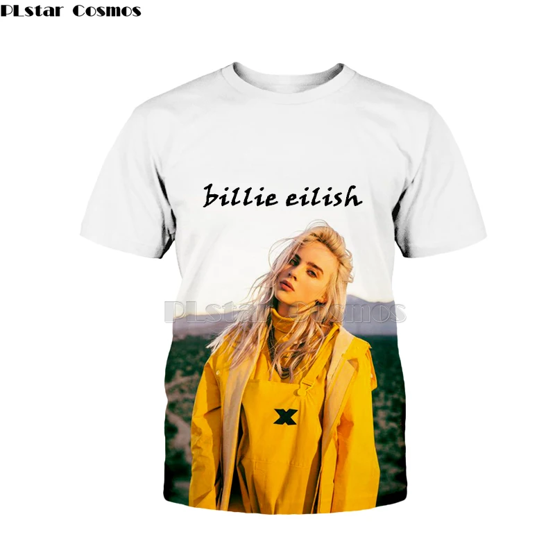 Billie Eilish t shirt Print 90s Vintage 3d t shirt Brand streetwear Men/women Tops Tee Casual Black Street hip hop Clothing
Billie Eilish t shirt Print 90s Vintage 3d t shirt Brand streetwear Men/women Tops Tee Casual Black Street hip hop Clothing