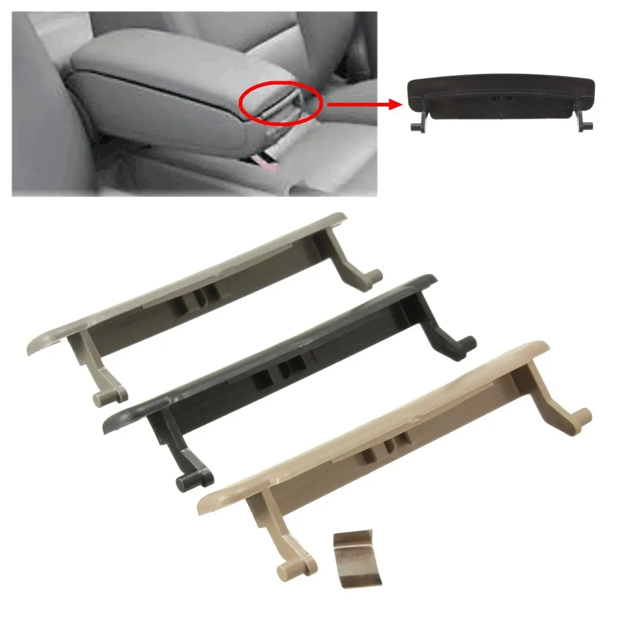 1Pc Plastic Console Center Armrest Repair Lid Latch Catch Fit 2005-2010 Audi A6 C6 A6 4F0864245 Car Repair Part Black 1Pc Plastic Console Center Armrest Repair Lid Latch Catch Fit 2005-2010 Audi A6 C6 A6 4F0864245 Car Repair Part Black