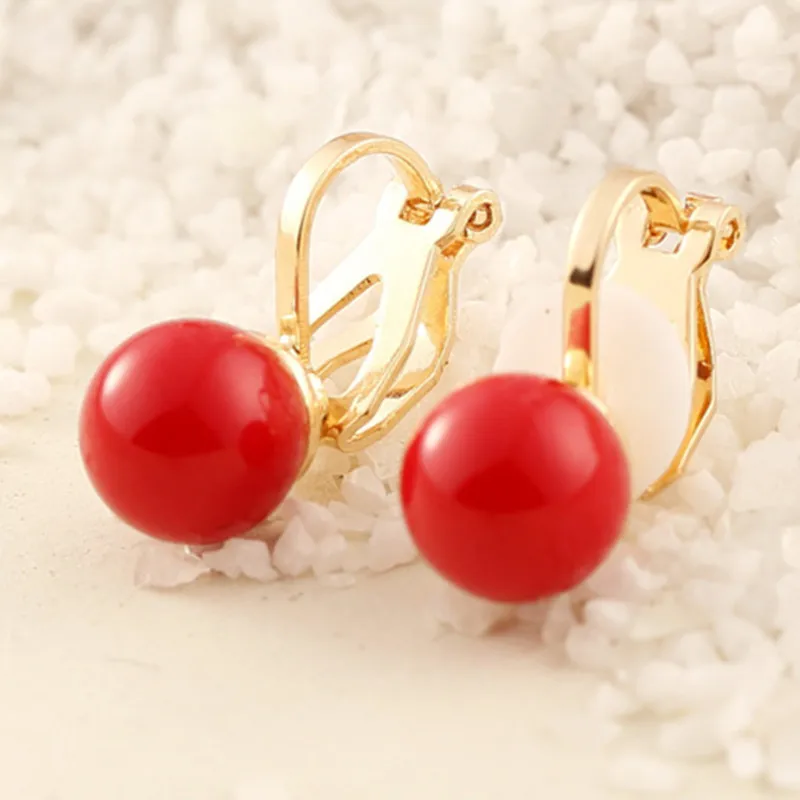 2019 New Red Imitation Pearl earrings fashion jewelry female exquisite elegant white imitated pearl Ear clip gift wedding party
2019 New Red Imitation Pearl earrings fashion jewelry female exquisite elegant white imitated pearl Ear clip gift wedding party