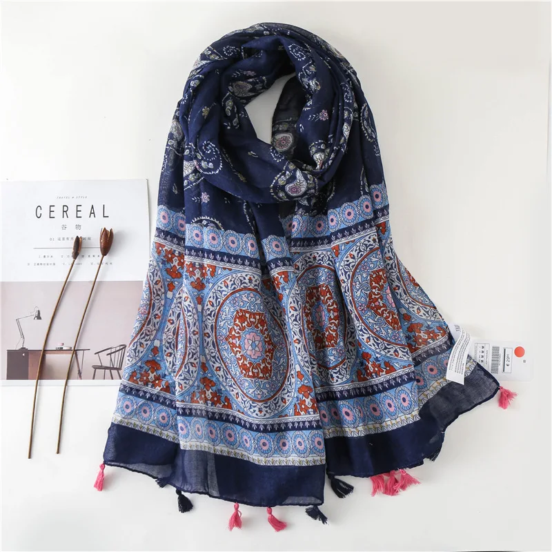 Ladies Fashion Aztec Cashew Floral Tassel Viscose Shawl Scarf Winter Muffler Headband Foulard Sjaal Wrap Hijab Snood 180*100Cm
Ladies Fashion Aztec Cashew Floral Tassel Viscose Shawl Scarf Winter Muffler Headband Foulard Sjaal Wrap Hijab Snood 180*100Cm