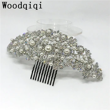 Woodqiqi bijoux de tete big hair comb hair accessories wedding bridal hair jewelry faux ivory pearl rhinestone
Woodqiqi bijoux de tete big hair comb hair accessories wedding bridal hair jewelry faux ivory pearl rhinestone