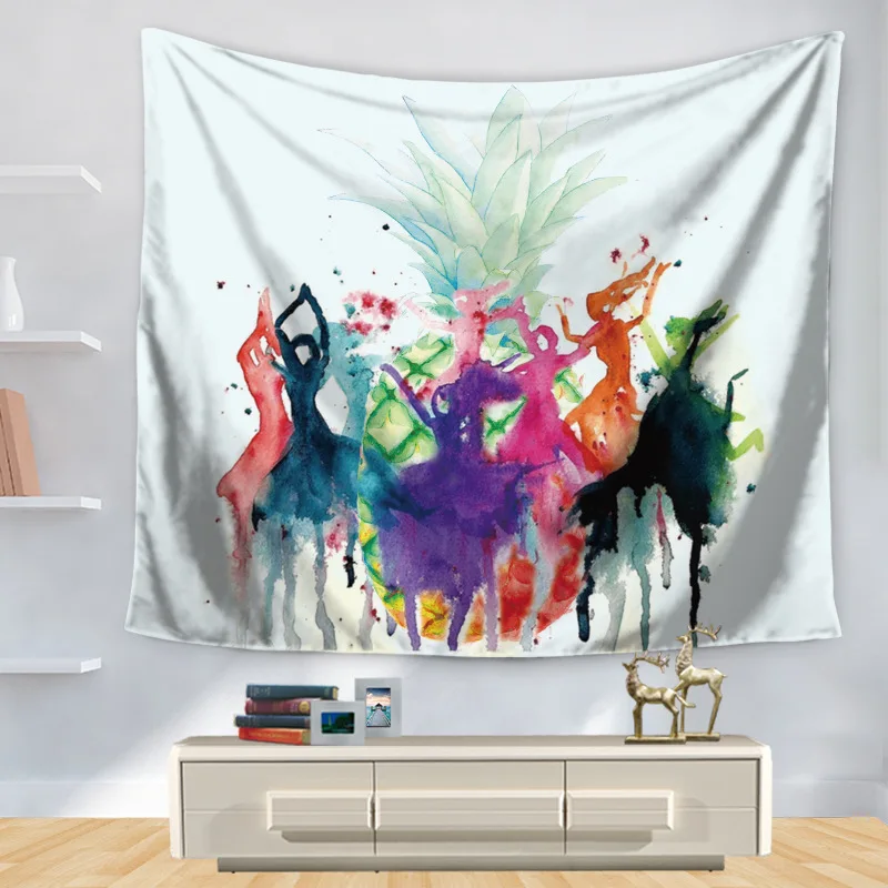 Tapestry Polyester Printed Colorful Pineapple Home Decoration Wall Blankets Hanging Bohemian Decor Tapiz Pared Hippie Tapestries
Tapestry Polyester Printed Colorful Pineapple Home Decoration Wall Blankets Hanging Bohemian Decor Tapiz Pared Hippie Tapestries