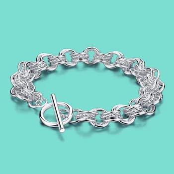 Fashionable silver bracelets, 925 silver bracelet with men The forward thick silver bracelet A birthday present Silver ornament
Fashionable silver bracelets, 925 silver bracelet with men The forward thick silver bracelet A birthday present Silver ornament