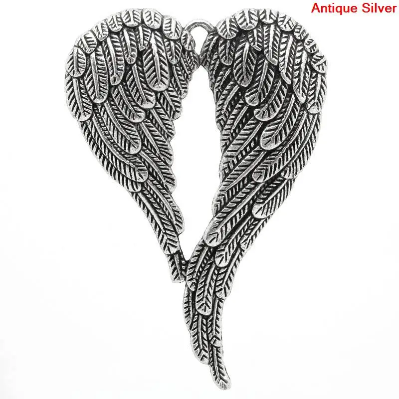 DoreenBeads Zinc metal alloy Charm Pendants Heart Antique Silver Wing Pattern 6.9cm(2 6/8") x 4.7cm(1 7/8"), 1 Pc new
DoreenBeads Zinc metal alloy Charm Pendants Heart Antique Silver Wing Pattern 6.9cm(2 6/8") x 4.7cm(1 7/8"), 1 Pc new