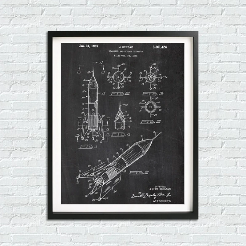 Space Patent Poster Prints