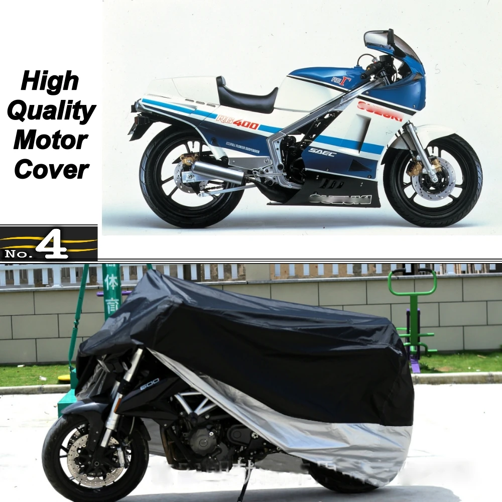 MotorCycle Cover For Suzuki RG400 WaterProof UV Sun Dust / Rain Protector Cover Made of Polyester Taffeta
MotorCycle Cover For Suzuki RG400 WaterProof UV Sun Dust / Rain Protector Cover Made of Polyester Taffeta