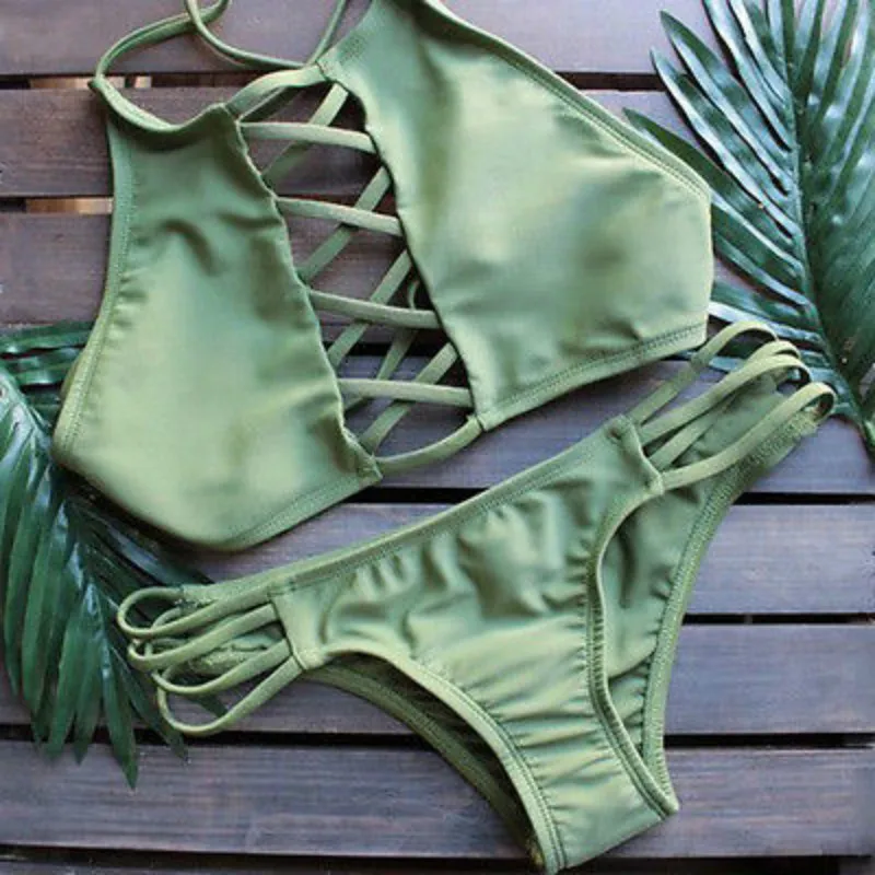 2016 Sexy Women Bikini Set Bandage Push Up Padded Swimwear Swimsuit Bathing Beachwear
2016 Sexy Women Bikini Set Bandage Push Up Padded Swimwear Swimsuit Bathing Beachwear