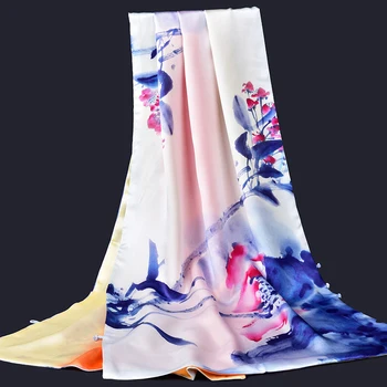 100% Pure Silk Scarf Women Luxury Brand 2019 Hangzhou Silk Print Shawls and Wraps for Ladies Both Side Natural Real Silk Scarves
100% Pure Silk Scarf Women Luxury Brand 2019 Hangzhou Silk Print Shawls and Wraps for Ladies Both Side Natural Real Silk Scarves