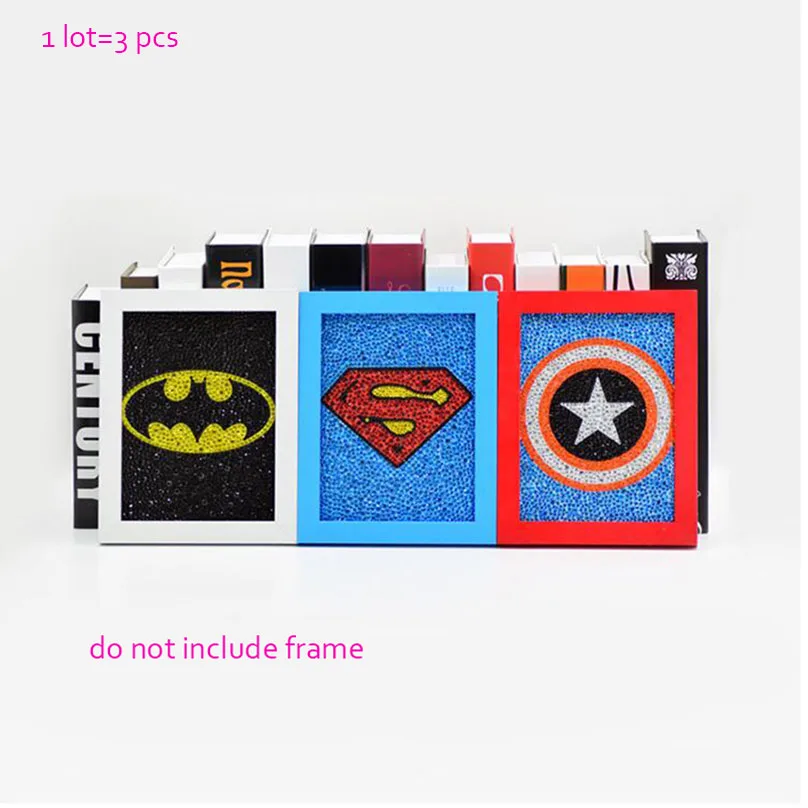 3pcs Diamond Painting US Captain Logo Diy 5D Diamond Painting Batman Full Embroidery 3 Sizes Round Diamond Rhinestone 20*15CM
3pcs Diamond Painting US Captain Logo Diy 5D Diamond Painting Batman Full Embroidery 3 Sizes Round Diamond Rhinestone 20*15CM