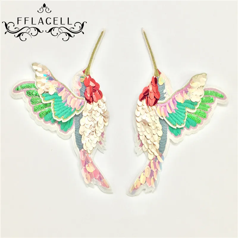 FFLACELL 1pair Bird Embroidered Patches Sewing for Clothes Applique DIY Accessory Suppliers Sticker
FFLACELL 1pair Bird Embroidered Patches Sewing for Clothes Applique DIY Accessory Suppliers Sticker