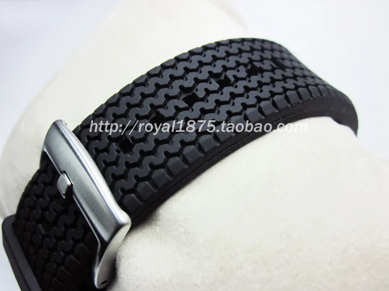 High Quality Black Soft diving Watchband outdoor 21mm 22mm tire car tire pattern Silicone Rubber Watch band strap For Seiko
High Quality Black Soft diving Watchband outdoor 21mm 22mm tire car tire pattern Silicone Rubber Watch band strap For Seiko