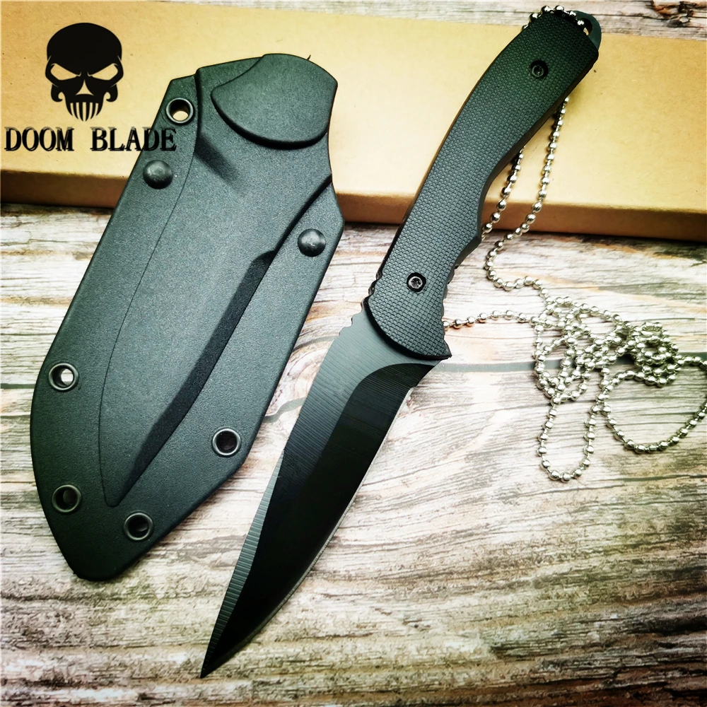 165mm 5CR15MOV Blade Knives Fixed Blade Knife G10 Handle Tactical Camping Surviving Knife &ABS Sheath for Hiking Camping
165mm 5CR15MOV Blade Knives Fixed Blade Knife G10 Handle Tactical Camping Surviving Knife &ABS Sheath for Hiking Camping