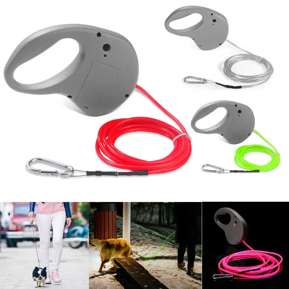 LED Light Up Dog Leash Luminous Night Safety Flashing Pet Traction Rope Dog collar Glowing Leashes Cats Accessories Supplies
LED Light Up Dog Leash Luminous Night Safety Flashing Pet Traction Rope Dog collar Glowing Leashes Cats Accessories Supplies