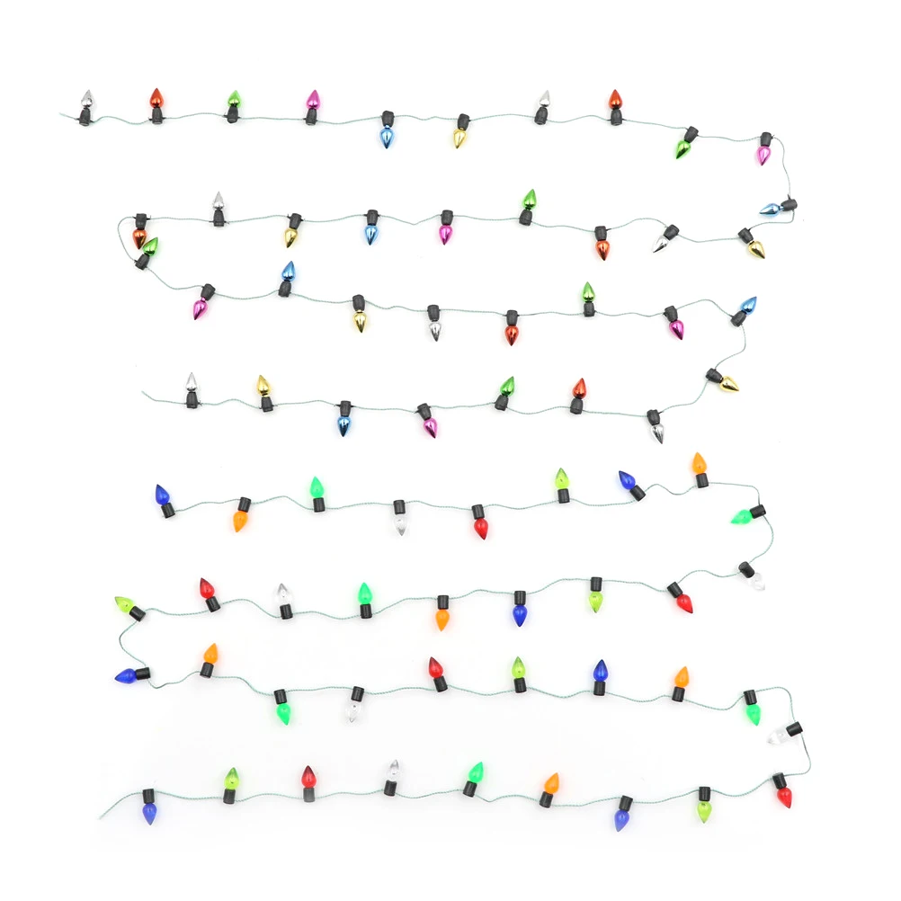 New Arrival 1m Fine Dollhouse Miniature A String of multi-coloured plastic Christmas lights
New Arrival 1m Fine Dollhouse Miniature A String of multi-coloured plastic Christmas lights