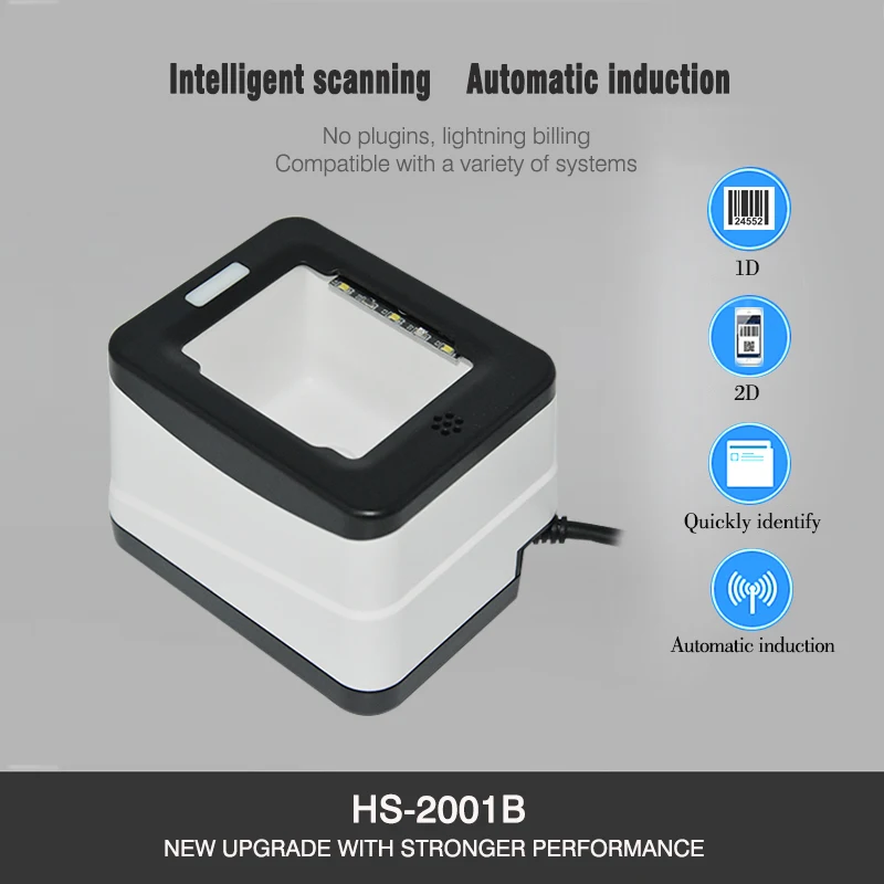 Auto Mobile Payment Box Rs232 USB 1D 2D CMOS Barcode Scanner For Paper/Screen Bar code HS-2001B
Auto Mobile Payment Box Rs232 USB 1D 2D CMOS Barcode Scanner For Paper/Screen Bar code HS-2001B