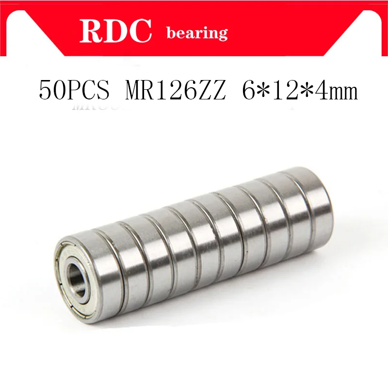 50PCS ABEC-5 MR126ZZ MR126Z 126ZZ M126 ZZ L-1260ZZ 6X12X4mm 6*12*4 mm Miniature High quality deep groove Ball Bearings
50PCS ABEC-5 MR126ZZ MR126Z 126ZZ M126 ZZ L-1260ZZ 6X12X4mm 6*12*4 mm Miniature High quality deep groove Ball Bearings