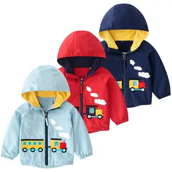 Famuka Spring Autumn Kids Windbreaker Coat Baby Cartoon Car Printed Hooded Zipper Jacket Baby Boys Casual Outerwear Coat
Famuka Spring Autumn Kids Windbreaker Coat Baby Cartoon Car Printed Hooded Zipper Jacket Baby Boys Casual Outerwear Coat