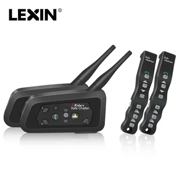 2 pcs Lexin A4 Motorcycle Bluetooth Helmet Intercom Headset for 4 Riders Interphone support Remote Control BT Wireless intercom
2 pcs Lexin A4 Motorcycle Bluetooth Helmet Intercom Headset for 4 Riders Interphone support Remote Control BT Wireless intercom