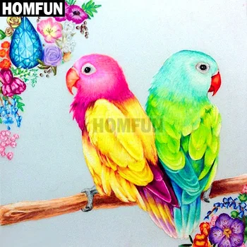 HOMFUN Full Square/Round Drill 5D DIY Diamond Painting "Two Parrot Birds" 3D Embroidery Cross Stitch 5D Decor Gift A00640
HOMFUN Full Square/Round Drill 5D DIY Diamond Painting "Two Parrot Birds" 3D Embroidery Cross Stitch 5D Decor Gift A00640