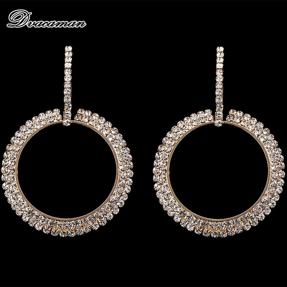 Dvacaman Trendy Round Crystal Drop Earrings for Women 2019 Vintage Metal Dangle Statement Earrings Wedding Party Gifts Jewelry
Dvacaman Trendy Round Crystal Drop Earrings for Women 2019 Vintage Metal Dangle Statement Earrings Wedding Party Gifts Jewelry